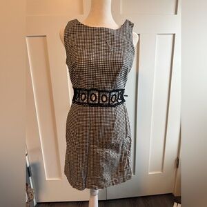 Vintage California Concepts Gingham Print Dress